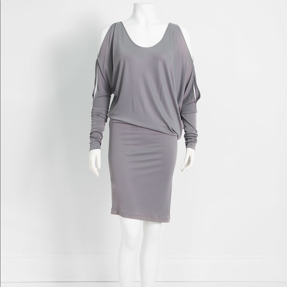 BCBGMAXAZRIA Causal Darksteel Grey Dress - Picture 1 of 3